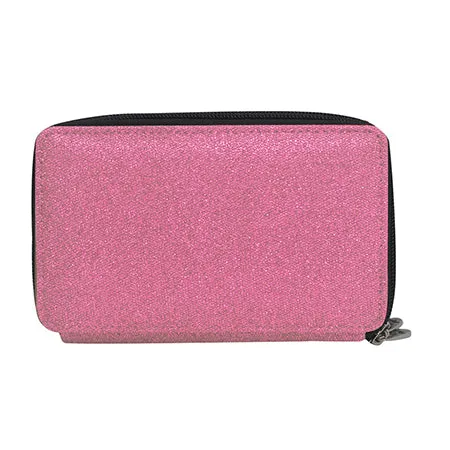 Pink Glitter NGIL Canvas All in One Wallet