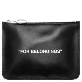 Quote Pouch - Black/White