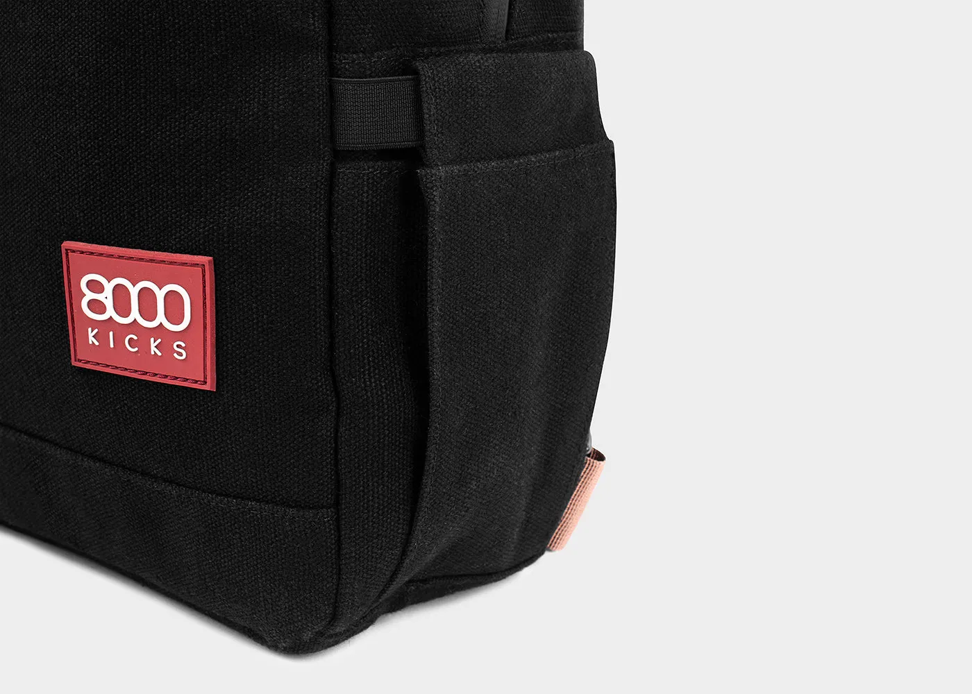 Small Hemp Backpack in Black