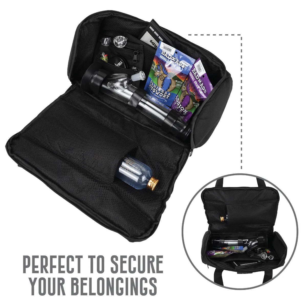 Smellproof & Lockable DL Cylinder Bag