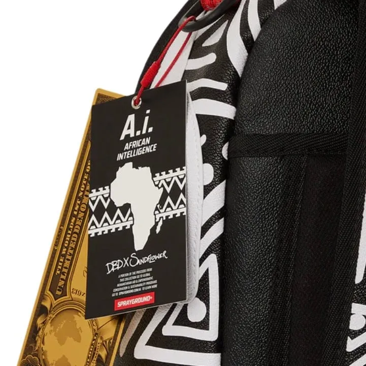 Sprayground A.I.8 African Intelligence Origin Story DLXV Backpack