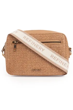 Textured Crossbody Bag _ 150499 _ Natural