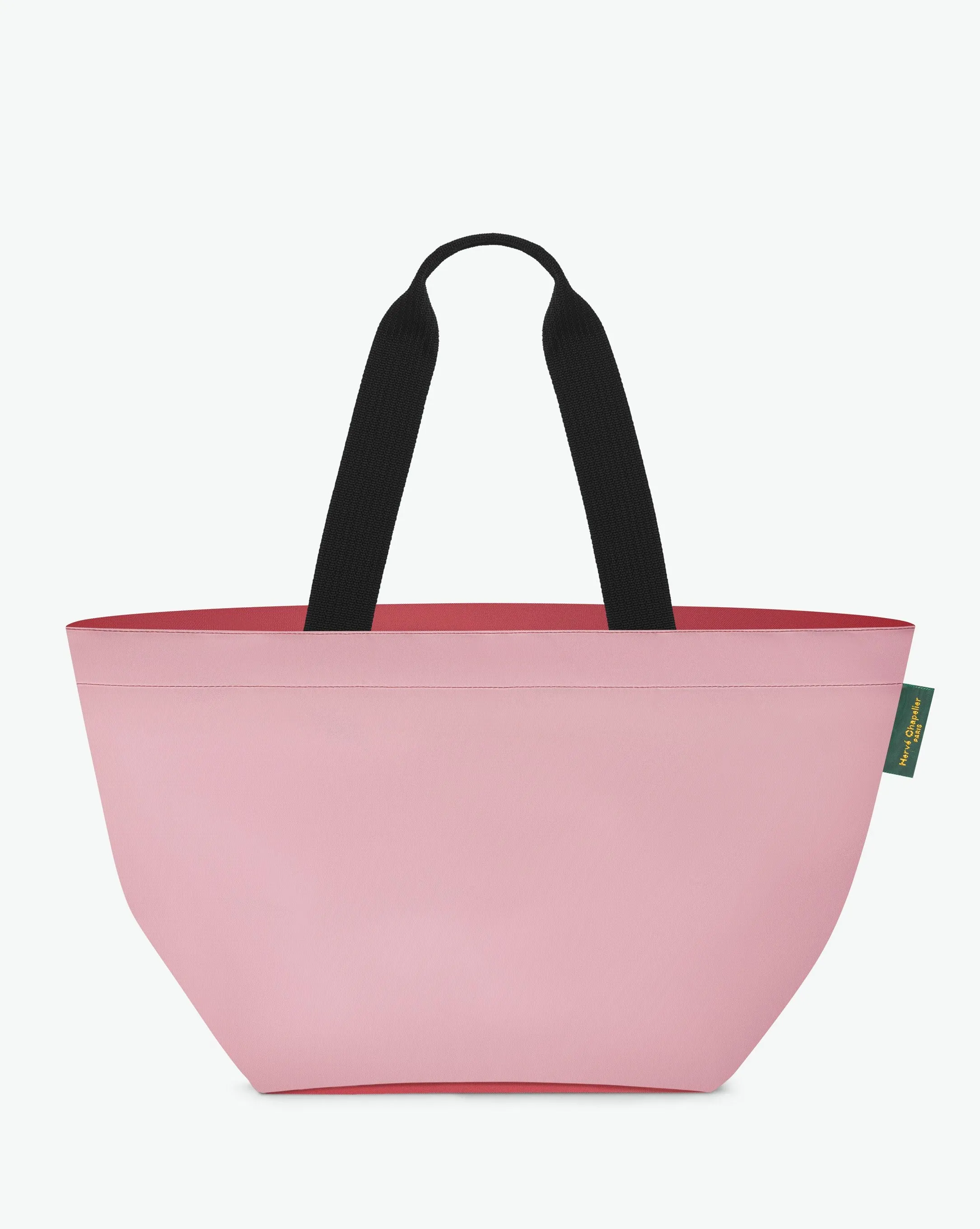 Two Tone Nylon Shopping Bag L