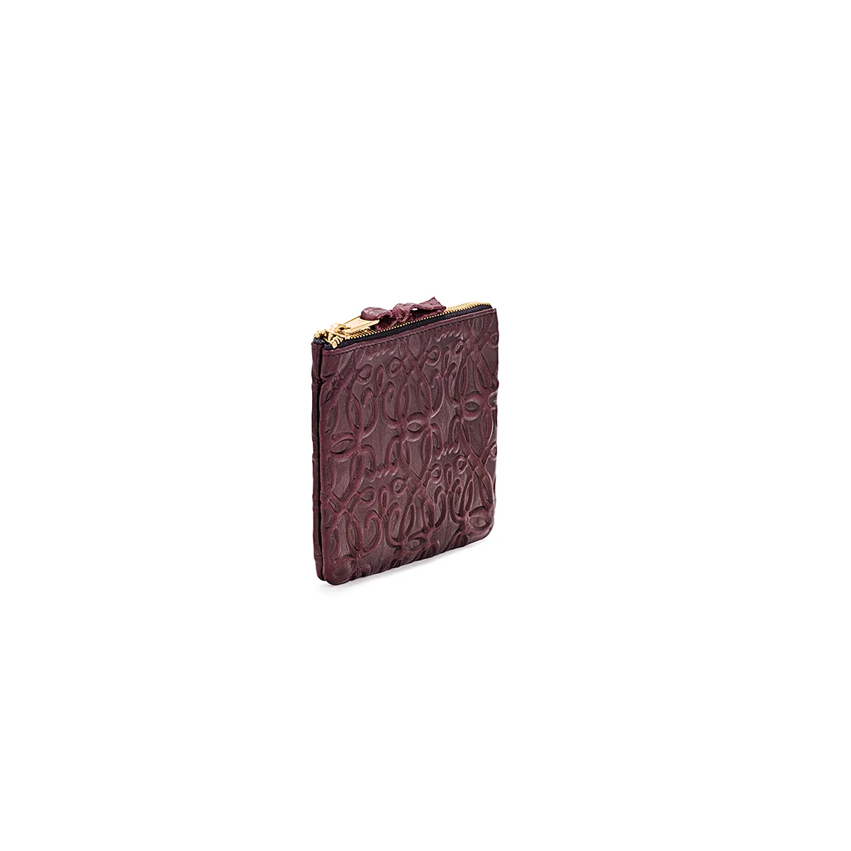 Zip Pouch, Burgundy