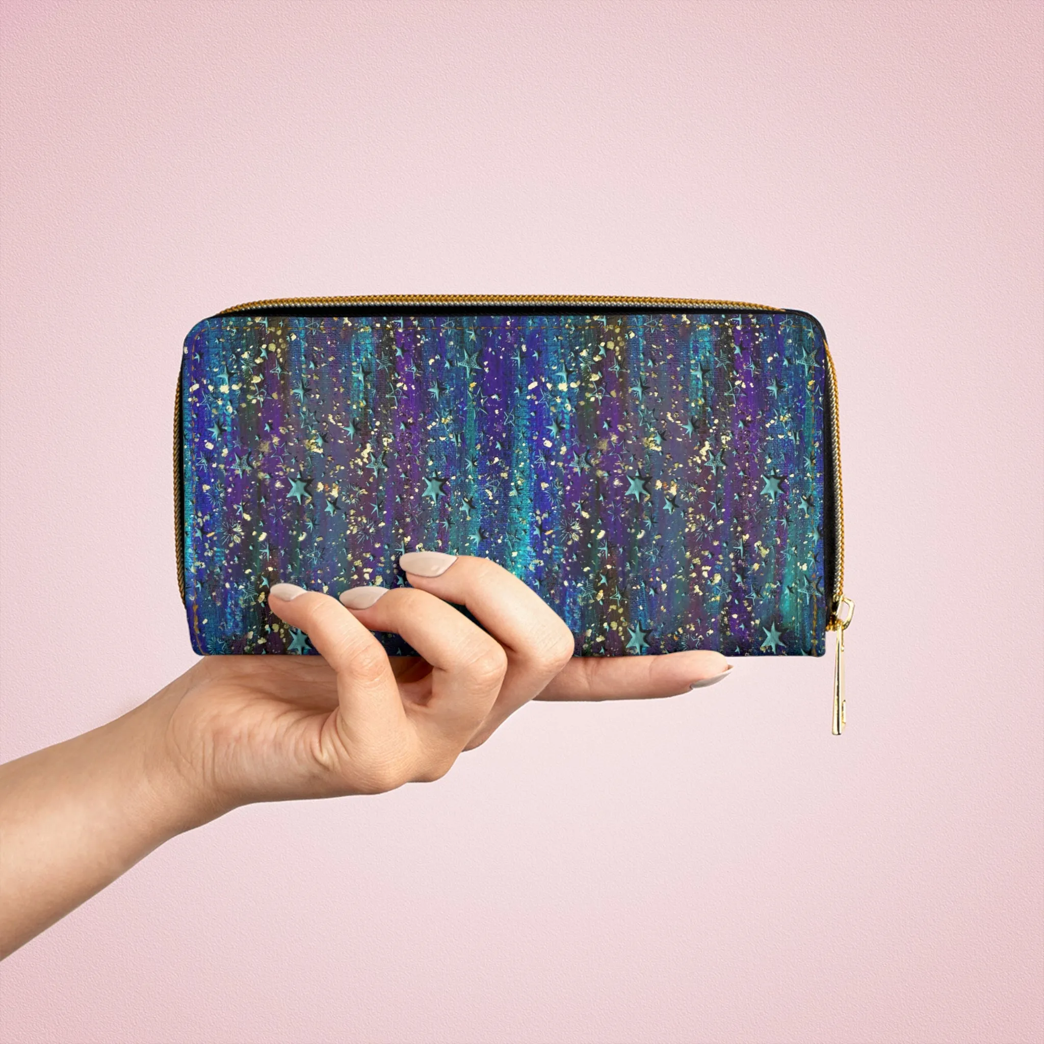 Zipper Wallet - Celestial Dreams