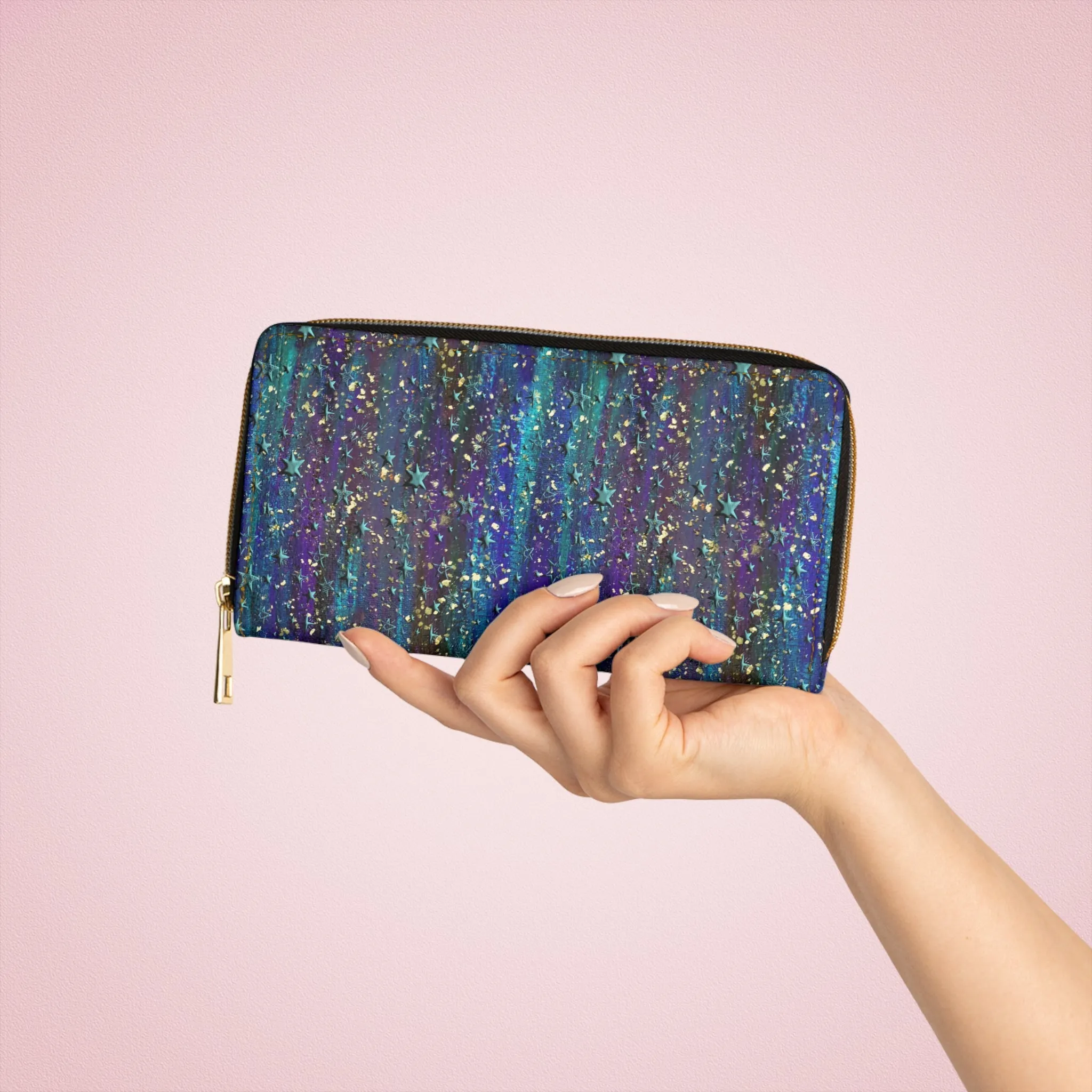 Zipper Wallet - Celestial Dreams