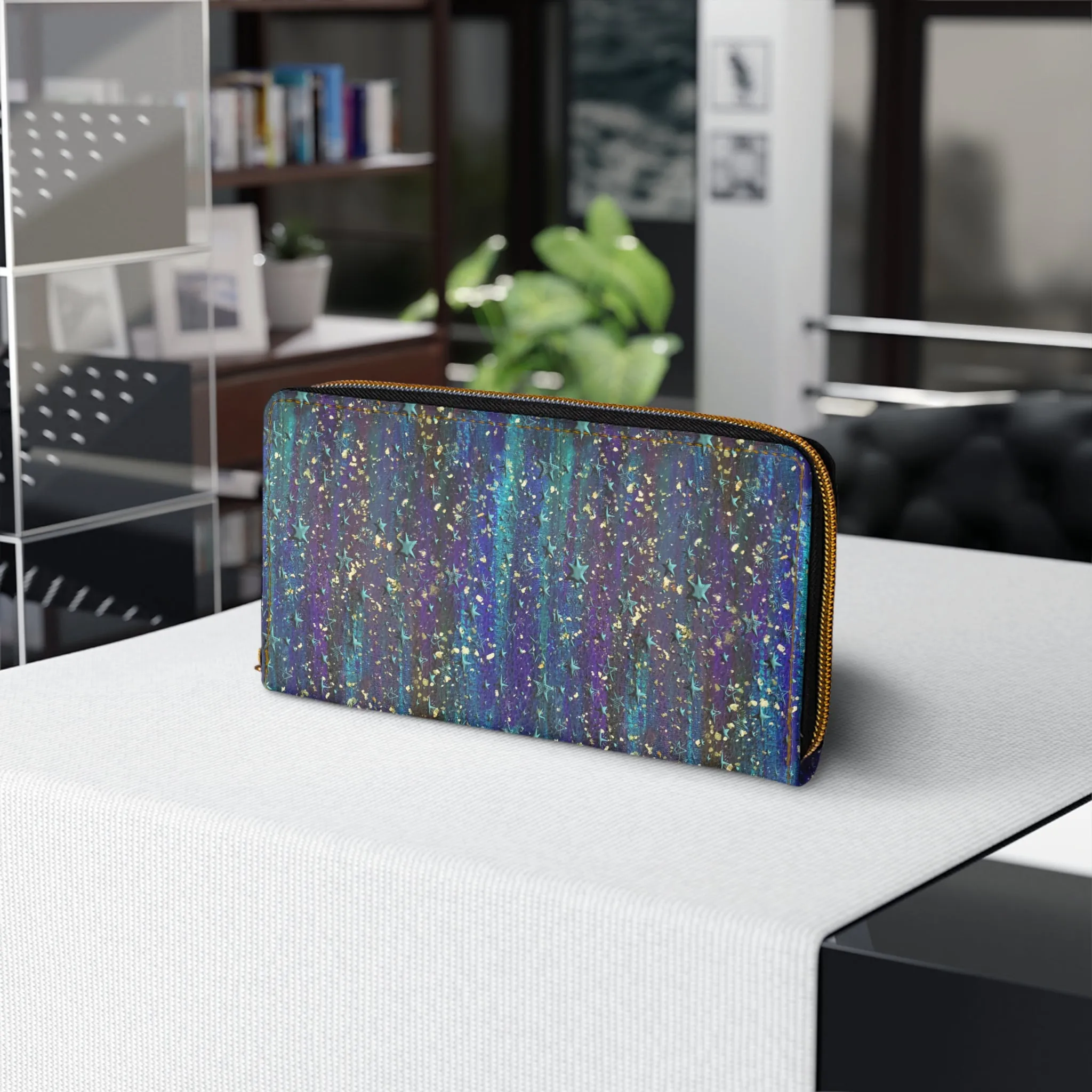 Zipper Wallet - Celestial Dreams